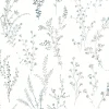 Discount York FH4027 Blue/Green Wildflower Sprigs Wallpaper
