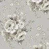 New York FH4089 Taupe/Linen Heritage Rose Wallpaper