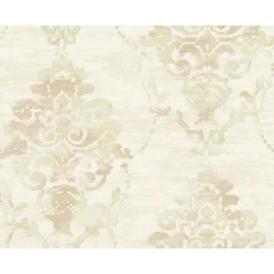 Discount Seabrook FI71004 Impressionist Damask Wallpaper