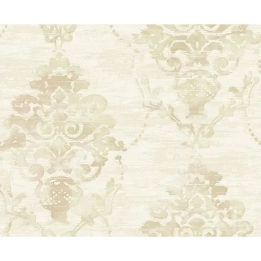 Discount Seabrook FI71004 Impressionist Damask Wallpaper