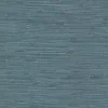 Outlet Brewster 2767-24415 Fiber Blue Weave Texture Wallpaper