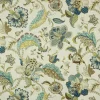 Clearance Stock/PKaufmann_inc/PK Finders Keepers French Blue Jacobean Floral Fabric