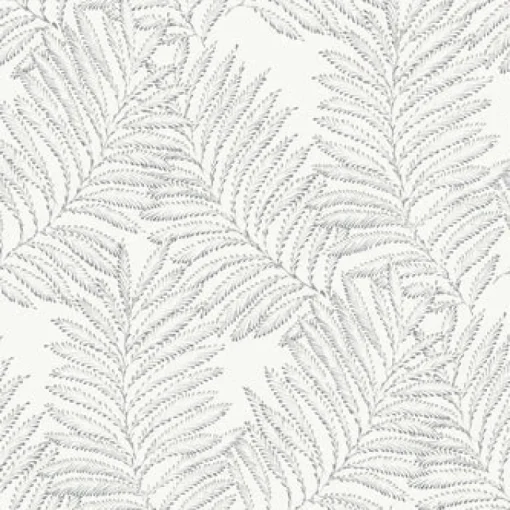 Clearance Brewster/ASP 2973-90505 Finnley Grey Inked Fern Wallpaper