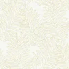 Sale Brewster/ASP 2973-90504 Finnley Yellow Inked Fern Wallpaper