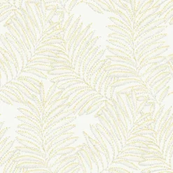 Sale Brewster/ASP 2973-90504 Finnley Yellow Inked Fern Wallpaper