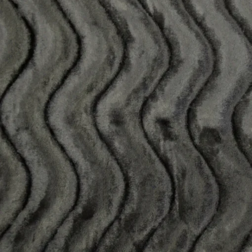 Outlet Europatex Flatbush Charcoal Fabric