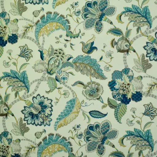 Best PKaufmann_inc/PK Floriana Teal P/Kaufmann Fabric