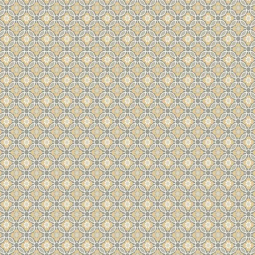 Fashion Brewster For Your Bath III Audra Mustard Floral Wallpaper