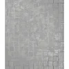 Hot Brewster For Your Bath III Dagmar Silver Medium Squares Wallpaper