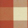 Clearance Laura Kiran Four Inch Check 3170 Mandarin Fabric