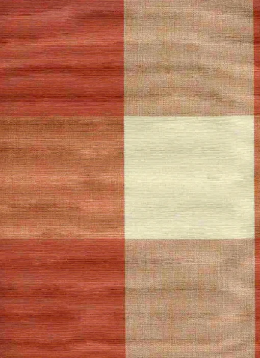 Clearance Laura Kiran Four Inch Check 3170 Mandarin Fabric