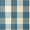 Outlet Laura Kiran Four Inch Check 3170 Ocean Fabric