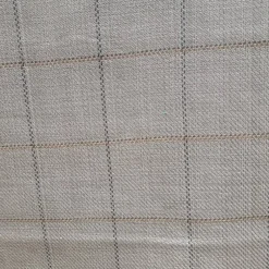 Best Stock/Heritage/Roth Frazier Gray Window Pane Plaid Roth Fabric