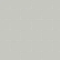 Clearance Brewster Freedom Grey Subway Tile Wallpaper