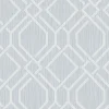 Best Brewster 4025-82522 Frege Light Blue Trellis Wallpaper