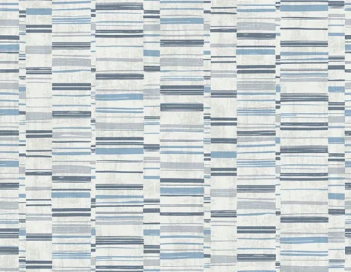 Clearance Brewster/ASP 2949-60802 Fresnaye Blue Linen Stripe Wallpaper