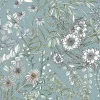 Online Brewster/ASP 2821-12904 Full Bloom Blue Floral Wallpaper