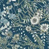 Fashion Brewster/ASP 2821-12902 Full Bloom Navy Floral Wallpaper