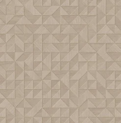 Outlet Brewster/ASP 2908-25328 Gallerie Beige Geometric Wood Wallpaper