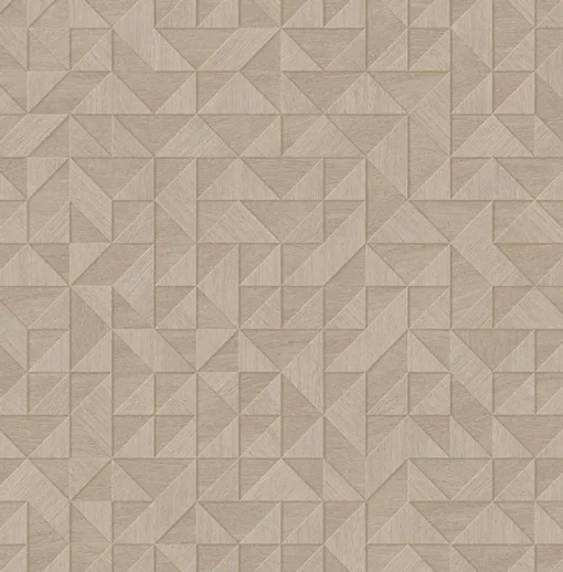 Outlet Brewster/ASP 2908-25328 Gallerie Beige Geometric Wood Wallpaper