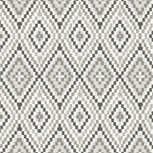 Best Brewster 3118-12714 Ganado Dark Brown Geometric Ikat Wallpaper