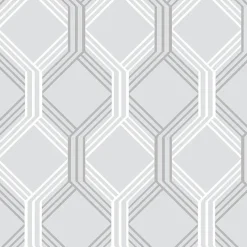 Clearance Brewster/ASP Geometrie Linkage Wallpaper (2697-78054)