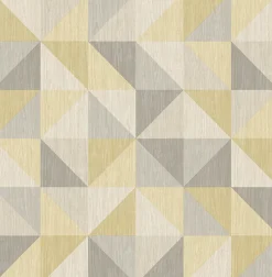 Clearance Brewster/ASP Geometrie Puzzle Wallpaper (2697-22623)