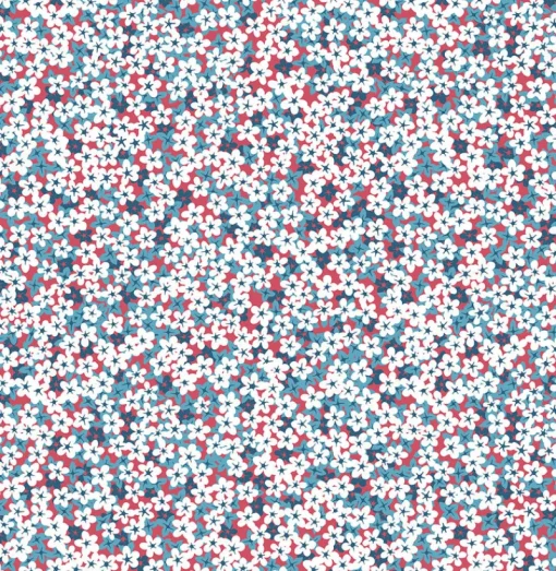 Fashion Brewster/ASP 2901-25443 Giverny Red Miniature Floral Wallpaper