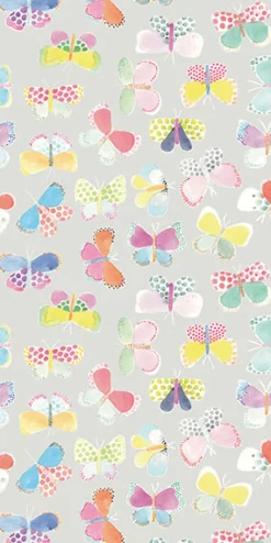 New Brewster Grey Butterflies In My Stomach Wall Mural