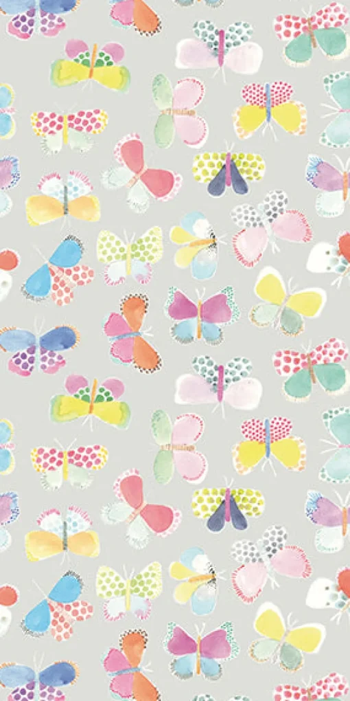 New Brewster Grey Butterflies In My Stomach Wall Mural