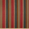 Discount Laura Kiran Gypsy Stripe Red Turquoise Khaki Fabric