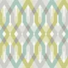 Online Brewster/ASP Harbour Green Lattice Wallpaper