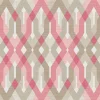 Discount Brewster/ASP Harbour Pink Geometric Wallpaper