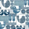 Hot Brewster/ASP 2821-25113 Hennika Blue Patchwork Wallpaper