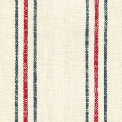 Hot Regal Highlander Slub Stripe Red Fabric