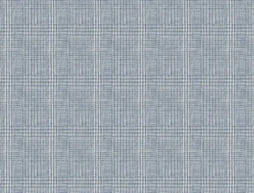 Fashion York HO2167 Blue Shirting Plaid Wallpaper