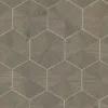 Online York HO2102 Brown Hexagram Wood Veneer Wallpaper