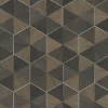 Discount York HO2103 Brown/Black Hexagram Wood Veneer Wallpaper