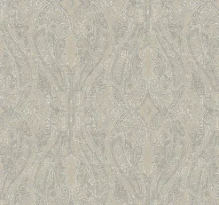 Best York HO2135 Off White Ascot Damask Wallpaper