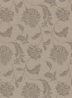 New Brewster 2910-2751 Holiday Brown Jacobean Wallpaper