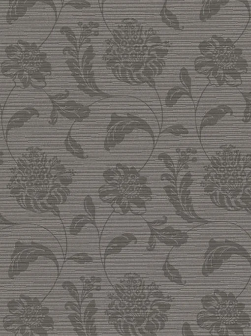 Discount Brewster 2910-2754 Holiday Charcoal Jacobean Wallpaper