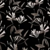 Online Regal Honeysuckle Black Fabric