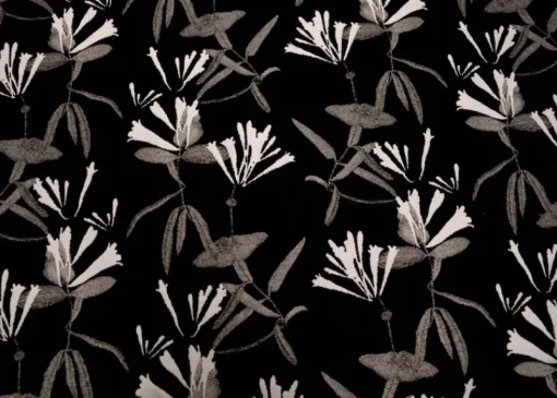 Online Regal Honeysuckle Black Fabric