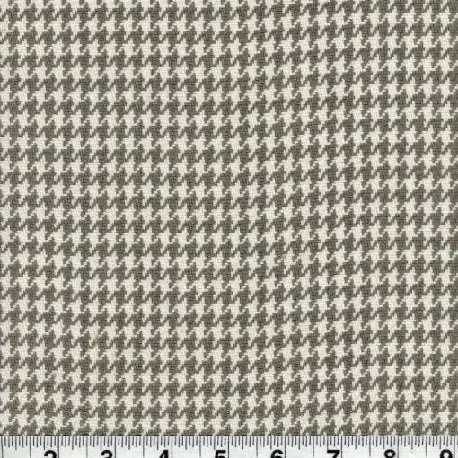 Hot Heritage/Roth Houndstooth Truffle Fabric