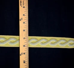 Online Stock/Classical Elements HP210/04 Flat Gimp Braided Trim Green Blue