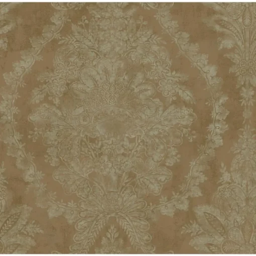 Best York HS7956 Yellow Charleston Damask Wallpaper