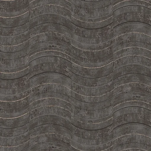 New Brewster 2927-10803 Hydra Dark Grey Geometric Wallpaper