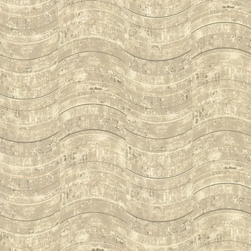 Hot Brewster 2927-10802 Hydra Taupe Geometric Wallpaper