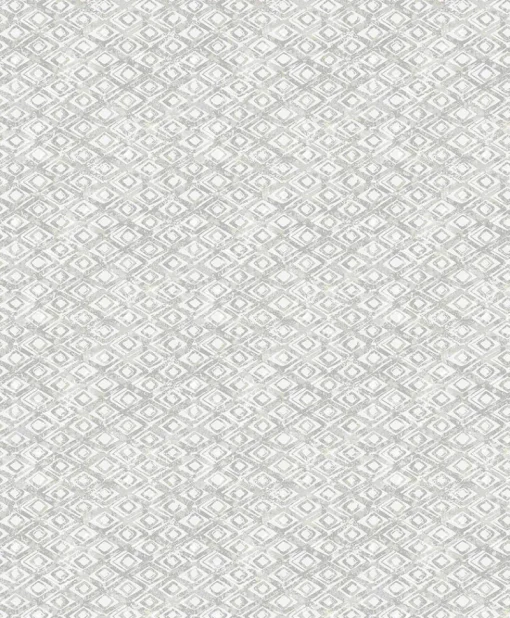 New Brewster 2838-IH2205 Delilah Light Grey Diamond Wallpaper