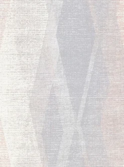 New Brewster 2909-IH-23504 Torrance Dove Distressed Geometric Wallpaper